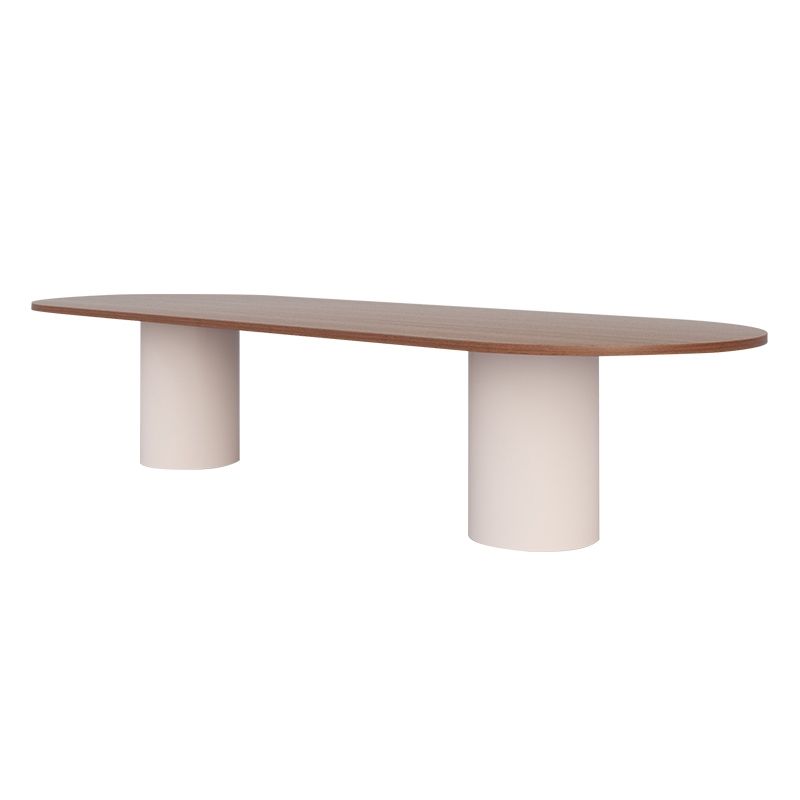 Round Wood Dining Table Reclaimed Pine Table in Brown with Double Pedestal Clearhalo ' dining_table' 'Dining Tables & Seating' 'Dining Tables' 'furn' 'furn_dining_table' 'Furniture' 'furniture_dining_table' 'Kitchen & Dining Furniture' 'kitchen&dining_furn' 'kitchen' 'kitchen_dining_table' 1200x1200_525dbbad-2d7e-40f4-a9e0-9e70d643b3b8