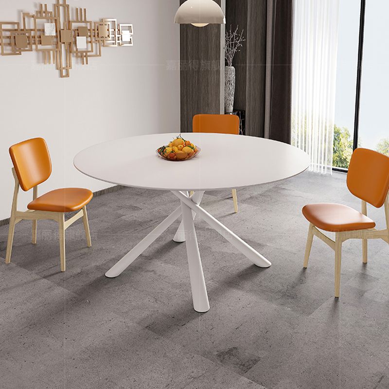 Salon Table à manger en pierre ronde