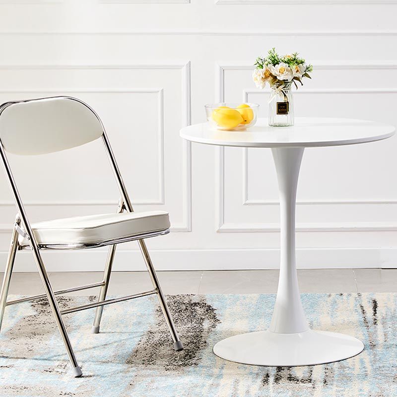 Minimalism Style Round Top Restaurant Table Metal Base Dining Table Clearhalo 'Dining Tables & Seating' 'Dining Tables' 'dining_table' 'furn' 'furn_dining_table' 'Furniture' 'furniture_dining_table' 'Kitchen & Dining Furniture' 'kitchen' 'kitchen_dining_table' 1200x1200_5261d76d-87af-48af-8177-69bc7d52d108