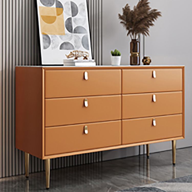 Classic Glam Dresser Stone Storage Chest Dresser with 6/7/9 Drawers , 15.6 Inch W Clearhalo 'Bedroom Furniture' 'Dressers & Chests' 'dressers_chests' 'furn' 'furn_dressers_chests' 'Furniture' 1200x1200_52621f61-5db6-4c50-b5f0-4599a2778eae