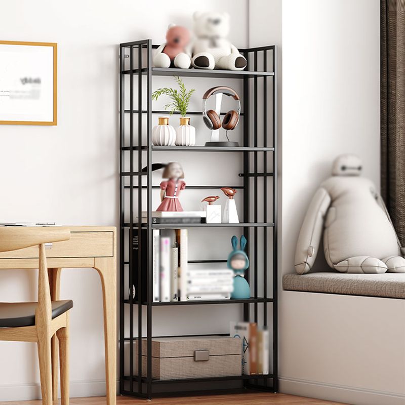 Industrial 5-Shelf Etagere Bookshelf Iron Open Shelf for Home Office Clearhalo 'Bookcases' 'furn' 'furn_bookcases' 'Furniture' 'furniture_bookcases' 'kitchen' 'kitchen_bookcases' 'Living Room Furniture' 'Office Furniture' 1200x1200_5263d00e-1b1b-44c2-8fd3-8df351b85d2b