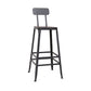 Wooden Square Seat Barstool Industrial Metal Counter Stool with Backrest Clearhalo 'Bar Furniture' 'Bar Stools' 'bar_stools' 'furn' 'furn_bar_stools' 'furniture_bar_stools' 'Kitchen & Dining Furniture' 'kitchen&dining_furn' 'kitchen' 'kitchen_furn' Furniture' 1200x1200_52653c5d-9d44-42b1-85c8-decc5b44c0f4