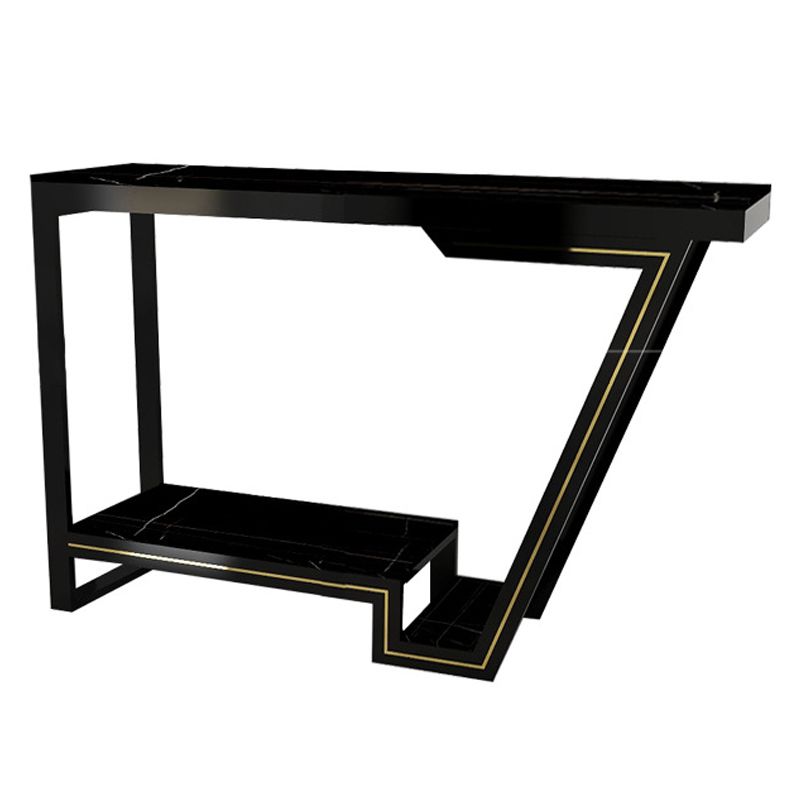 Nordic Glam Rectangle Bar Counter Table Sintered Stone Dining Table for Home Clearhalo 'Bar Furniture' 'Bar Tables' 'bar_tables' 'furn' 'furn_bar_tables' 'Furniture' 'furniture_bar_tables' 'Kitchen & Dining Furniture' 1200x1200_52654edf-b1cb-4efd-90e7-5b9fb2dd23ef