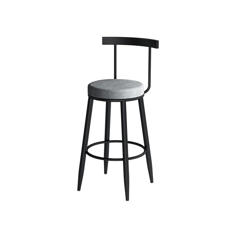 Industrial Style Bar-stool Metal Counter Bar Stool for Restaurant Clearhalo 'Bar Furniture' 'Bar Stools' 'bar_stools' 'furn' 'furn_bar_stools' 'Furniture' 'furniture_bar_stools' 'Kitchen & Dining Furniture' 1200x1200_52661208-8cc9-4640-8f52-e53429952069