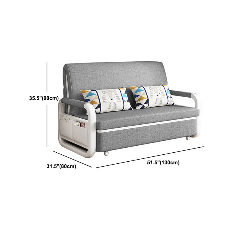 Miscela in cotone convertibile convertibile divano letto di divano a letto contemporaneo