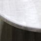 Glam rechthoekige witte salontafel met marmeren blad en stalen onderstel