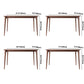 Pine Solid Wood Table Contemporary Rectangle Dining Table for Kitchen Home Clearhalo ' dining_table' 'Dining Tables & Seating' 'Dining Tables' 'Furniture' 'furniture_dining_table' 'Kitchen & Dining Furniture' 'kitchen&dining_furn' 'kitchen' 'kitchen_dining_table' 1200x1200_5268502b-bcee-4e02-8bc1-5e70454cd714