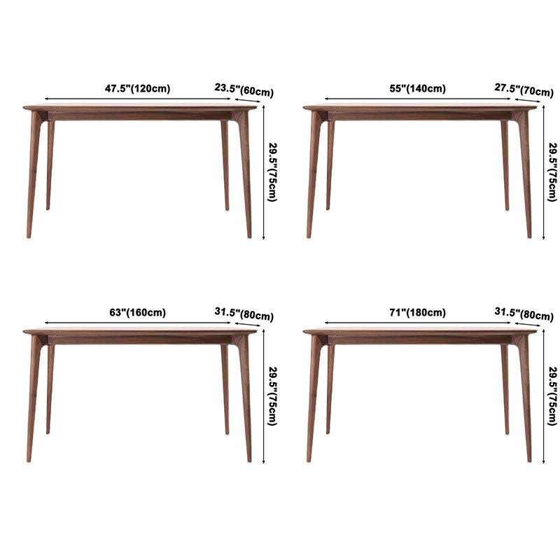 Pine Solid Wood Table Contemporary Rectangle Dining Table for Kitchen Home Clearhalo ' dining_table' 'Dining Tables & Seating' 'Dining Tables' 'Furniture' 'furniture_dining_table' 'Kitchen & Dining Furniture' 'kitchen&dining_furn' 'kitchen' 'kitchen_dining_table' 1200x1200_5268502b-bcee-4e02-8bc1-5e70454cd714