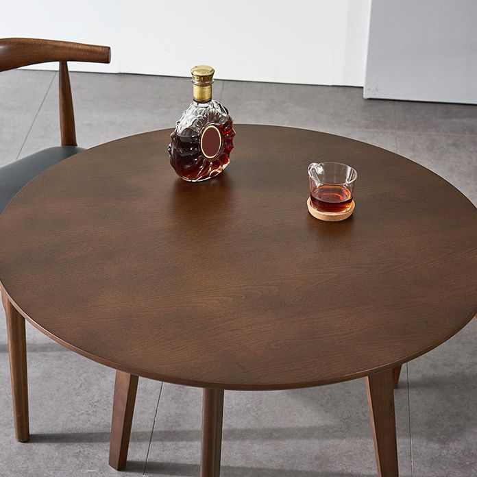 Mesa de comedor de madera restaurante sala de estar contemporánea