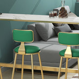 Weißer Faux Marmor Tisch Moderner Bistro -Bar Tisch für Wohnzimmer