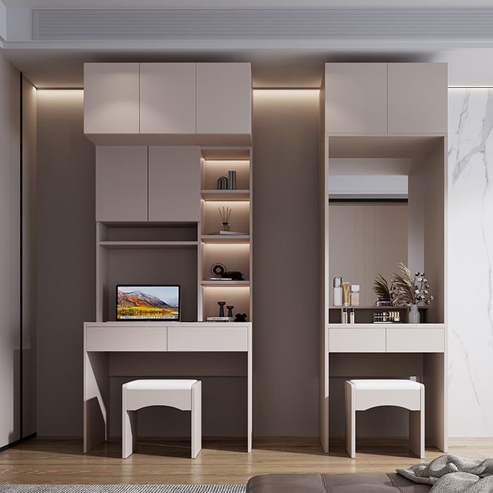 Glijdende houten garderobe kast eigentijdse garderobe armoire