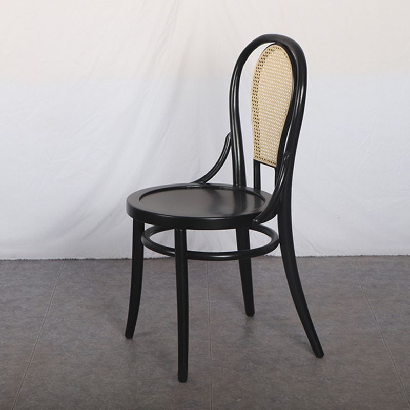 Modern Black Side Chair Solid Wood Dining Chair for Living Room Clearhalo 'Dining Chairs' 'Dining Tables & Seating' 'dining_chair' 'furn' 'furn_dining_chair' 'Furniture' 'Kitchen & Dining Furniture' 1200x1200_52703af8-ca84-4165-83a1-9bdd3cdeb5ed