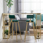 White Stone Bar Table Industrial Bar Dining Table with Sled Base Clearhalo 'Bar Furniture' 'Bar Tables' 'bar_tables' 'furn' 'furn_bar_tables' 'Furniture' 'furniture_bar_tables' 'Kitchen & Dining Furniture' 1200x1200_5270a845-c97e-464b-a218-901f026bab89