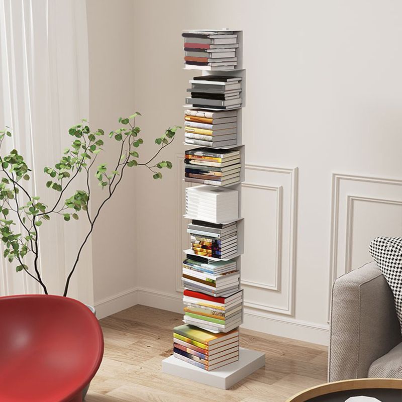Contemporary Steel Bookshelf Geometric Shelf Bookcase for Study Room Clearhalo 'Bookcases' 'furn' 'furn_bookcases' 'Furniture' 'Office Furniture' 1200x1200_5278324a-0036-4a89-9cb9-6ea8409c25bc