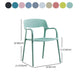 Modern Stackable Chair Dining Arm Open Back Chairs with Plastic Legs for Kitchen Clearhalo 'Dining Chairs' 'Dining Tables & Seating' 'dining_chair' 'furn' 'furn_dining_chair' 'Furniture' 'furniture_dining_chair' 'Kitchen & Dining Furniture' 1200x1200_5279dd3c-3c94-43f7-b014-9f43ea2445a1