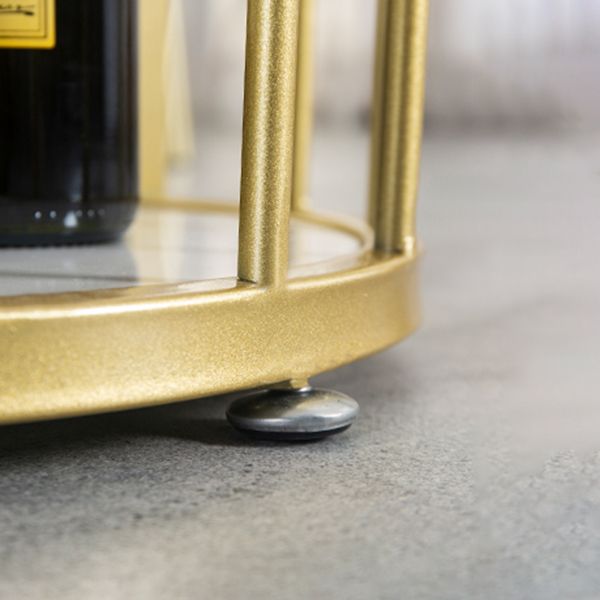 Glam Specialty Bar Dining Table Stone Bistro Bar Table with Shelves Clearhalo 'Bar Furniture' 'Bar Tables' 'bar_tables' 'furn' 'furn_bar_tables' 'Furniture' 'Kitchen & Dining Furniture' 1200x1200_527b5995-f333-4dc2-a92f-0ba4714096c1