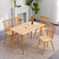 Contemporary Solid Wood Rectangular Dining Table for Dining Room