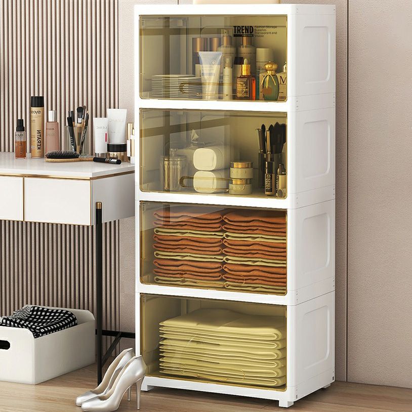 Armoire de garde-robe contemporaine avec des jambes en plastique non conservateur Armoire
