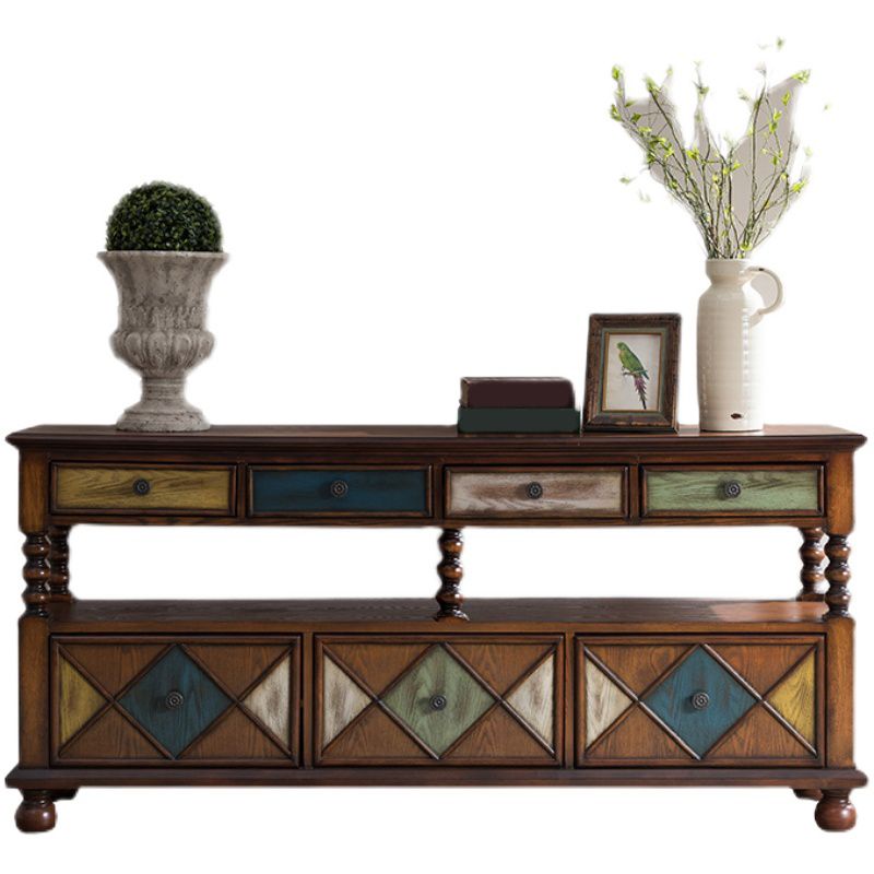 Cabinet à buffet en bois de la ferme Board de maison avec tiroirs