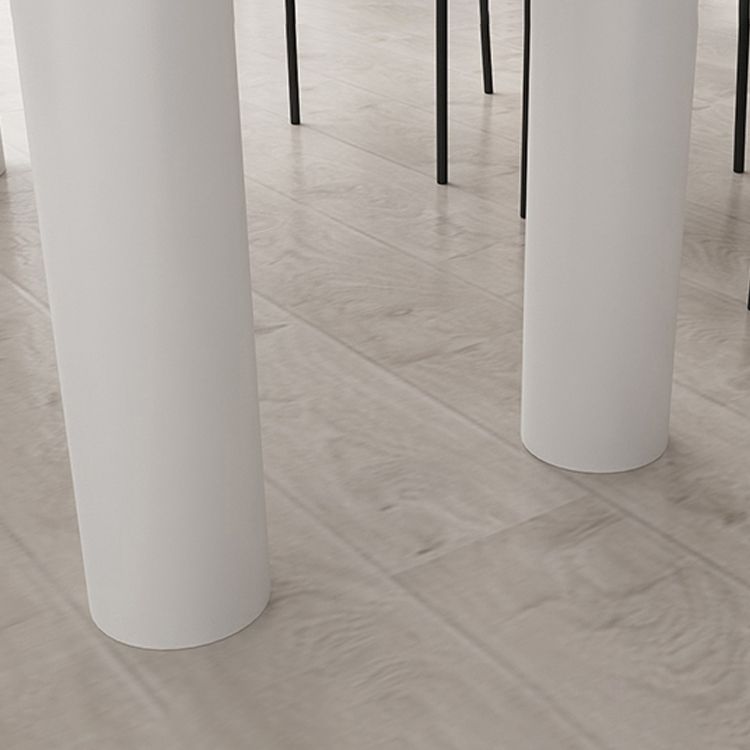 Free Form Three-Color Dining Table Sintered Stone Table Contemporary with Double Pedestal Clearhalo ' dining_table' 'Dining Tables & Seating' 'Dining Tables' 'furn' 'furn_dining_table' 'Furniture' 'furniture_dining_table' 'Kitchen & Dining Furniture' 'kitchen&dining_furn' 'kitchen' 'kitchen_dining_table' 1200x1200_528059b1-9240-47c6-9fdf-d7ace05bf458