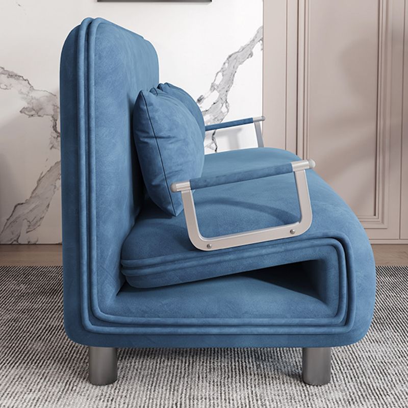 Sleelet Sleeper divano blu divano pieghevole scandinavo con cuscino