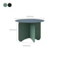 Mid-Century Modern Round Coffee Table with Iron Top and 4 Legs Clearhalo 'Coffee & Accent Tables' 'Coffee Tables' 'coffee_tables' 'furn' 'furn_coffee_tables' 'Furniture' 'Living Room Furniture' 1200x1200_5283d0ed-0dfb-4f0d-b378-2090eb8382a2