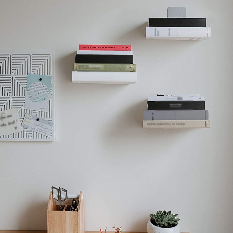 Wall Mounted Bookshelf Industrial Style Bookcase for Office and Study Room Clearhalo 'Bookcases' 'furn' 'furn_bookcases' 'Furniture' 'furniture_bookcases' 'Office Furniture' 1200x1200_528424aa-6e34-4b7e-bfb9-5450bbc946da