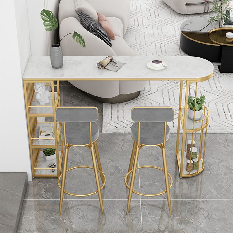 Modern 1/3 Pieces Bar Table Set Stone Counter Table with Stools for Dining Room Clearhalo 'Bar Furniture' 'furn' 'furn_home_bar_bar_sets' 'Furniture' 'Home Bars & Bar Sets' 'home_bar_bar_sets' 'Kitchen & Dining Furniture' 1200x1200_5287ff27-3f77-43a6-92b8-e6eb0abc7365