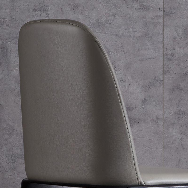 Modern Style wood Dining Chairs Solid Back Armless Chair for Kitchen Clearhalo ' kitchen&dining_furn' 'Dining Chairs' 'Dining Tables & Seating' 'dining_chair' 'furn' 'furn_dining_chair' 'Furniture' 'furniture_dining_chair' 'Kitchen & Dining Furniture' 'kitchen' 1200x1200_52887cc7-3346-4df2-b1aa-68129d24a0a7