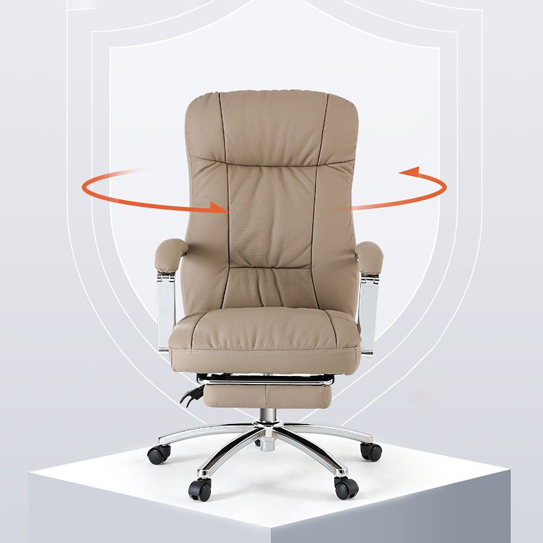 Moderner Schreibtischstuhl Verstellbare Sitzhöhe gepolstert Waffen Office Stuhl mit Rädern