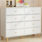 Contemporary Wood Storage Chest Matte Finish Bedroom Dresser Clearhalo 'Bedroom Furniture' 'Dressers & Chests' 'dressers_chests' 'furn' 'furn_dressers_chests' 'Furniture' 1200x1200_5289fa63-a46f-4d3e-aca1-2f6557422801