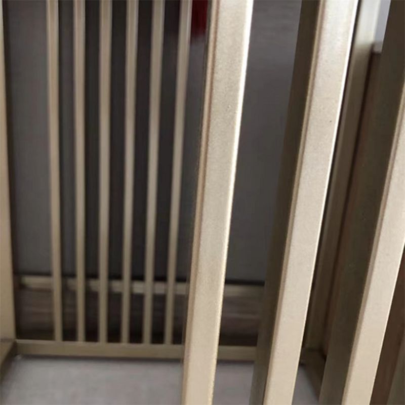 Golden Frame End Table 19.69" Tall Square Stone Sofa Side Accent Table