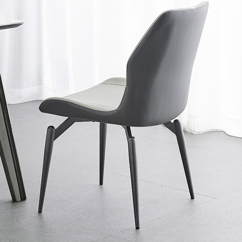 フェイクレザーキッチンダイニングチェア布張りのダイニングチェア