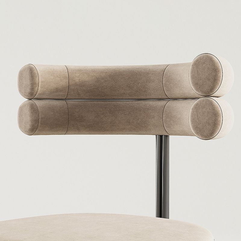 Contemporary Style Upholstered Side Chairs Open Back Dining Side Chair Clearhalo 'Dining Chairs' 'Dining Tables & Seating' 'dining_chair' 'furn' 'furn_dining_chair' 'Furniture' 'furniture_dining_chair' 'Kitchen & Dining Furniture' 1200x1200_528b6e5d-718f-40b1-9fbc-32b8114dbed7