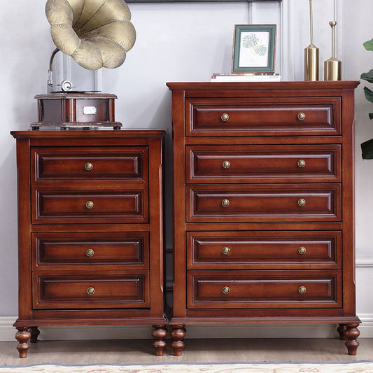 16,53 "Coffre d'accent de large poitrine rectangle moderne du milieu du siècle avec tiroirs