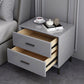 Modern Imitation Wood Nightstand 2-Drawer Storage 18 Inch H Night Table with Legs Clearhalo 'Bedroom Furniture' 'furn' 'furn_night_stand' 'Furniture' 'night_stand' 'Nightstands' 1200x1200_528ccb82-f8ee-4cd8-b96e-e8261585dded