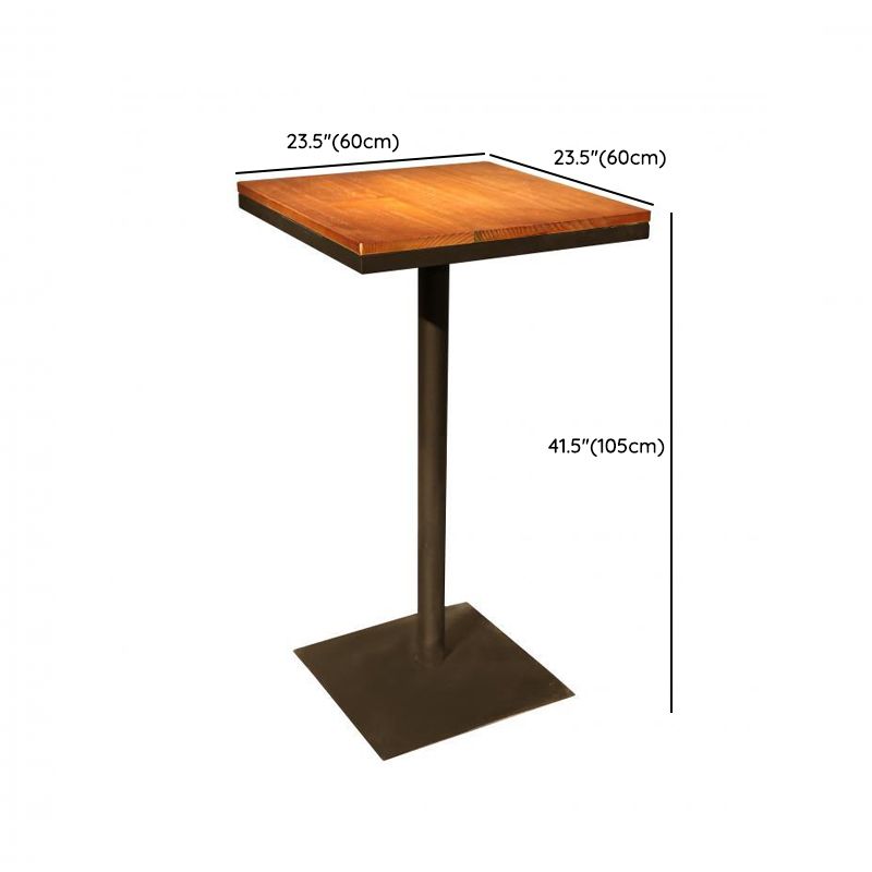 Juego de barra de estilo industrial, juego de comedor de pub de madera maciza de 1/2/3/4/7 piezas para interior