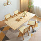 Natuurlijke afwerking dennenhout dinerset 1/2/3/5 stuks moderne dinette set