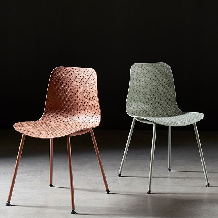 Contemporary Metal Dining Room Chairs Plastic Dining Armless Chair for Restaurant Use Clearhalo ' kitchen&dining_furn' 'Dining Chairs' 'Dining Tables & Seating' 'dining_chair' 'furn' 'furn_dining_chair' 'Furniture' 'furniture_dining_chair' 'Kitchen & Dining Furniture' 'kitchen' 1200x1200_52903fb6-7922-4789-9c18-152dc4596ea6
