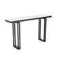11 "W Console Contemporary Table Tabella della console rettangolare in pietra bianca