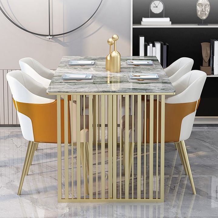 Luxury Sintered Stone Top Dining Table Rectangle Indoor Table with Double Pedestal Base Clearhalo ' dining_table' 'Dining Tables & Seating' 'Dining Tables' 'furn' 'furn_dining_table' 'Furniture' 'furniture_dining_table' 'Kitchen & Dining Furniture' 'kitchen&dining_furn' 'kitchen' 'kitchen_dining_table' 1200x1200_5290d0a3-6551-4151-bb0c-566ca0b45ed3