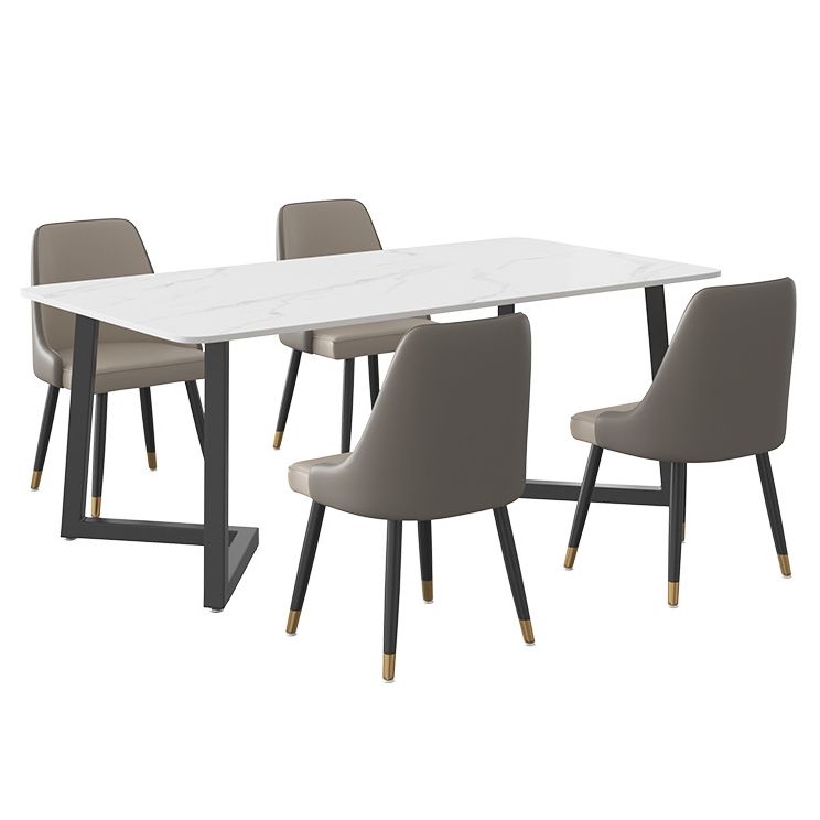 Modern Rectangle Dining Table Sintered Stone Dining Table with Double Pedestal Clearhalo ' dining_table' 'Dining Tables & Seating' 'Dining Tables' 'furn' 'furn_dining_table' 'Furniture' 'furniture_dining_table' 'Kitchen & Dining Furniture' 'kitchen&dining_furn' 'kitchen' 'kitchen_dining_table' 1200x1200_529130ca-d8b4-4db4-bc83-9f1d01d97431