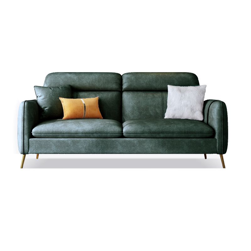 Glam cousu oreiller dos carré armoir salon canapé en cuir