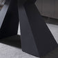 Modern Style Sintered Stone Dining Table Set Rectangle 1/2/5 Pieces Dining Set