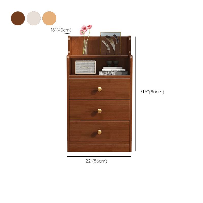 22-In Wide Solid Wood Accent Chest Mid Century 1 - Shelf Cabinet with Drawers Clearhalo 'Cabinets & Chests' 'cabinets_chests' 'furn' 'furn_cabinets_chests' 'Furniture' 'Living Room Furniture' 1200x1200_52919d2e-6f66-4512-9a98-961d0744beb3