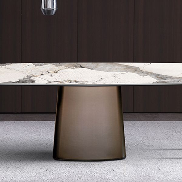 Metal Traditional Luxury Rectangle Table White Sintered Stone Top Table with Pedestal Base Clearhalo ' dining_table' 'Dining Tables & Seating' 'Dining Tables' 'furn' 'furn_dining_table' 'Furniture' 'furniture_dining_table' 'Kitchen & Dining Furniture' 'kitchen&dining_furn' 'kitchen' 'kitchen_dining_table' 1200x1200_5294382c-55e8-48b2-8042-dc438adc1b98