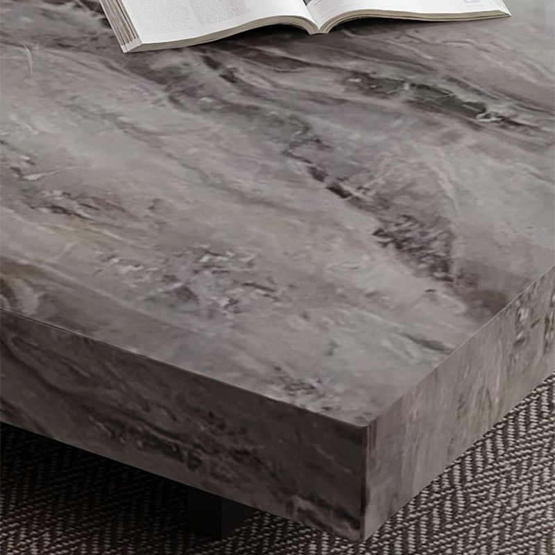Block Coffee or End Table Contemporary Marble Square/Rectangle Prevent Scratches