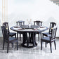 Round Dining Table with Wooden Pedestal Tradition Dinette Table for Home Clearhalo 'Dining Tables & Seating' 'Dining Tables' 'dining_table' 'furn' 'furn_dining_table' 'Furniture' 'Kitchen & Dining Furniture' 1200x1200_5297f345-d1c1-43a3-b7d5-a574ba3b428b