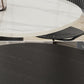 Oval Shape Modern Dining Table Two-Color Fixed Table with Double Pedestal Clearhalo ' dining_table' 'Dining Tables & Seating' 'Dining Tables' 'furn' 'furn_dining_table' 'Furniture' 'furniture_dining_table' 'Kitchen & Dining Furniture' 'kitchen&dining_furn' 'kitchen' 'kitchen_dining_table' 1200x1200_5298a3af-aa28-4e6e-93c0-e9fcea3881b2