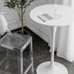 Pedestal Bar Wine Table Industrial Metal Round Pub Height Dining Table for Coffee Shop Clearhalo 'Bar Furniture' 'Bar Tables' 'bar_tables' 'furn' 'furn_bar_tables' 'Furniture' 'furniture_bar_tables' 'Kitchen & Dining Furniture' 1200x1200_529a380e-cf24-44db-a097-8011831cc443